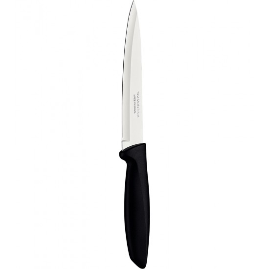 Faca Utility 6" Tramontina Plenus Com Lâmina Em Aço Inox E Cabo De Polipropileno Preto